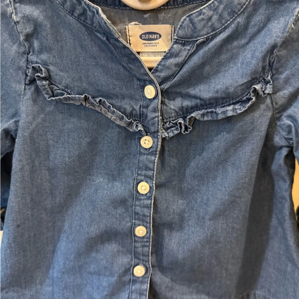 Genuine Kids Toddler Girls FALL Outfits Denim Shirts Tweed Skirt